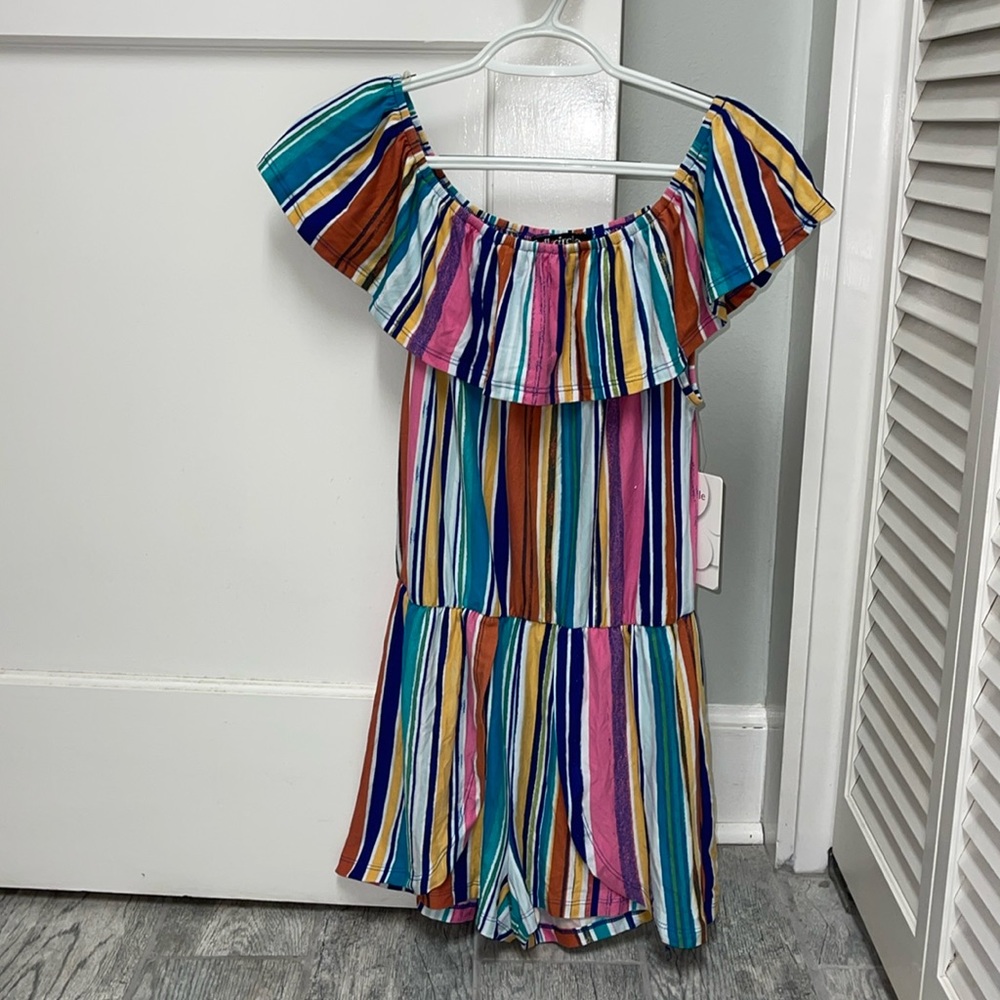 NWT striped romper